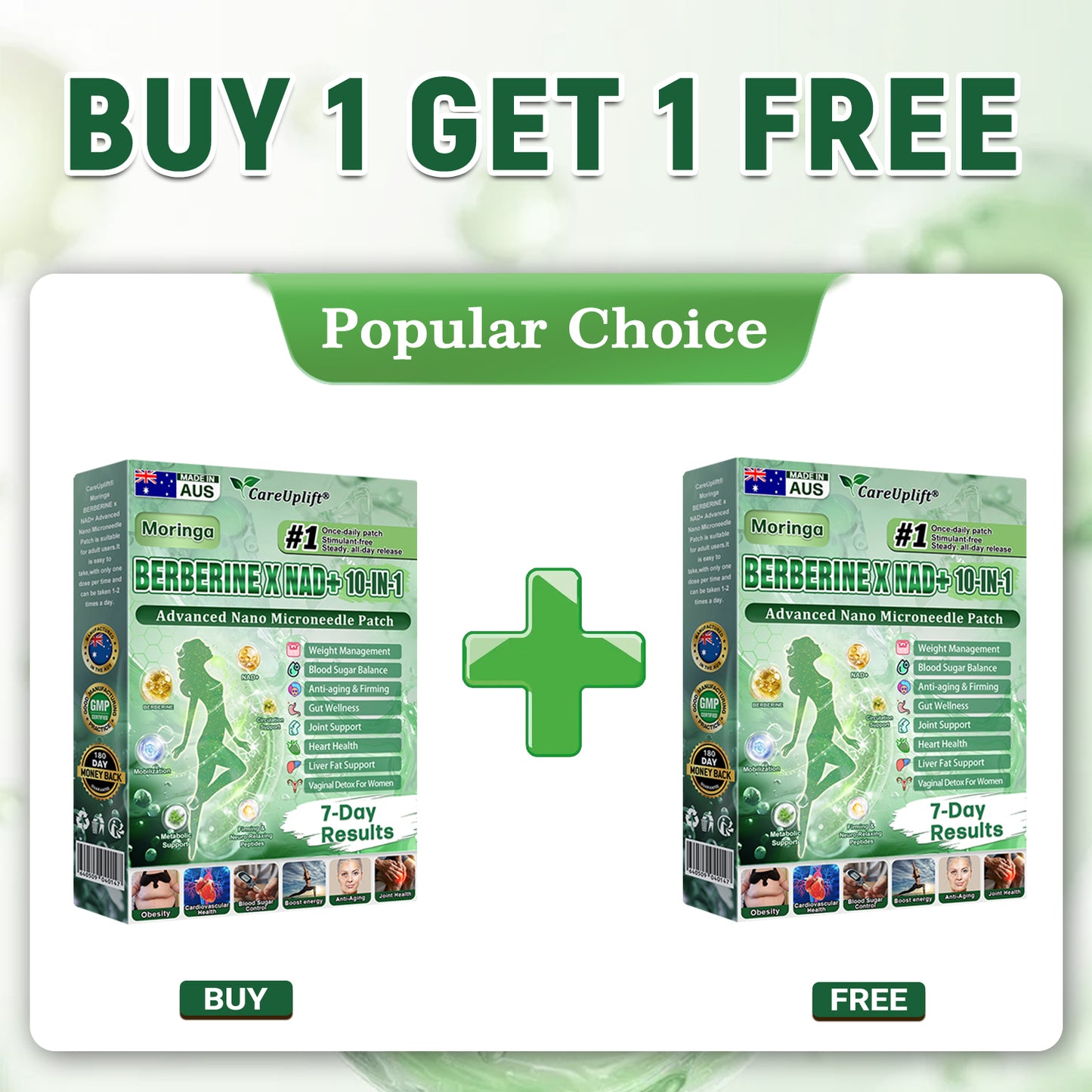 ☘️ CareUplift® has a surprise upgrade just for you! You've already got an amazing offer - but now you've unlocked an even better one: 👉 You'll get a massive 50% off your next purchase - for the next two minutes only!