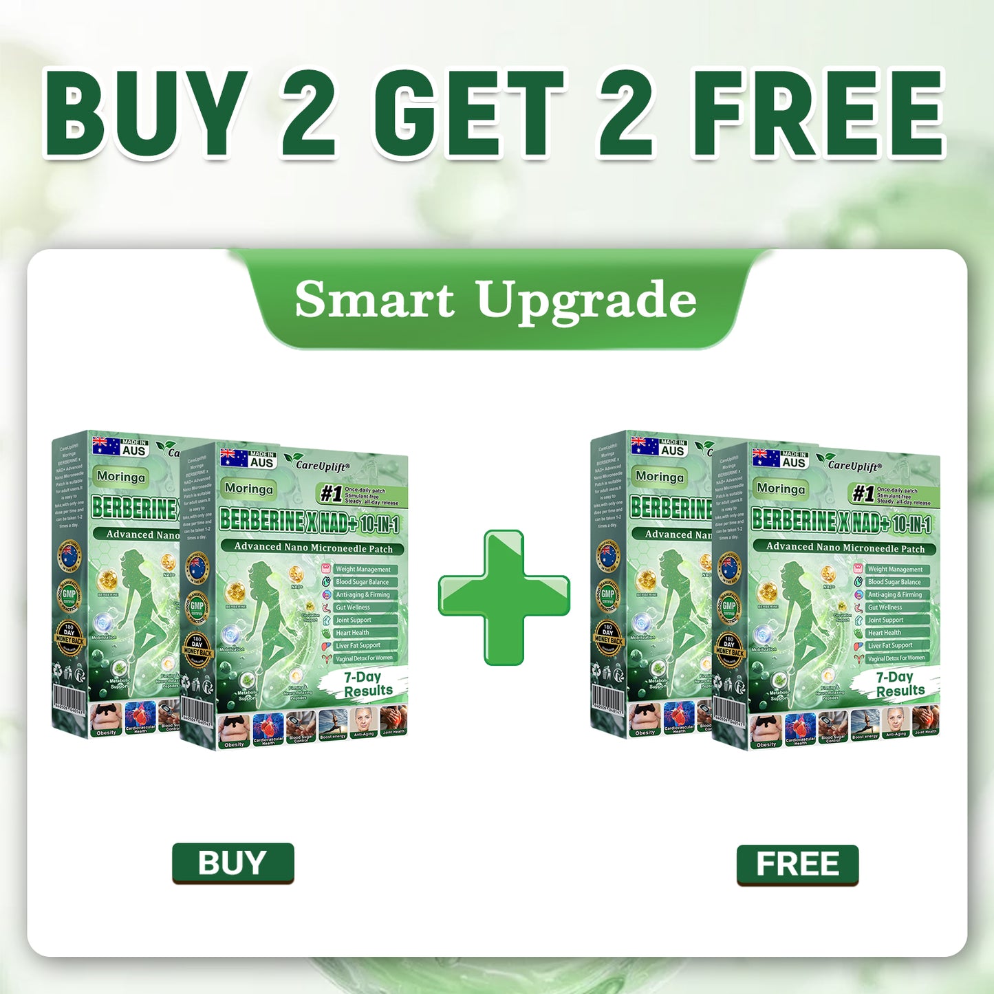 ☘️ CareUplift® has a surprise upgrade just for you! You've already got an amazing offer - but now you've unlocked an even better one: 👉 You'll get a massive 50% off your next purchase - for the next two minutes only!